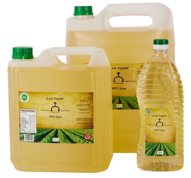 Aceite Vegetal | Estancias Los Lagos Formatos de Aceite Vegetal - Estancias Los Lagos
