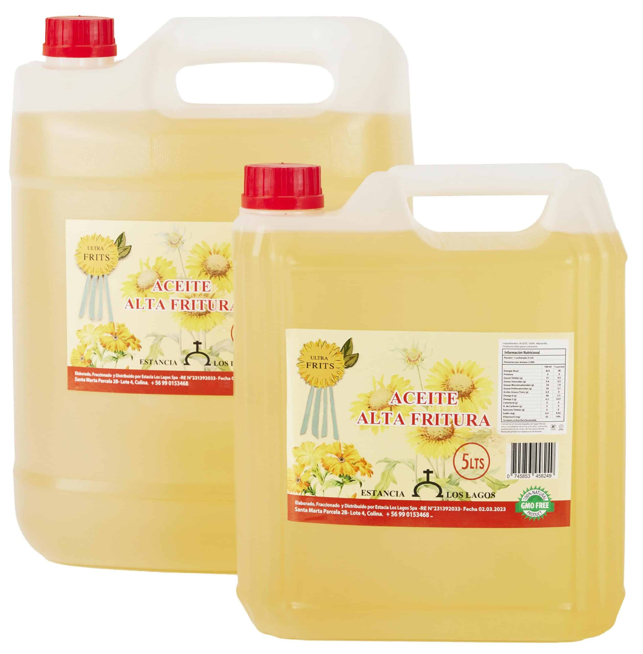 ULTRA FRIT | Estancias Los lagos Formato 5 y 10 litros Aceite Alta Fritura Ultrafrits - Estancias Los Lagos