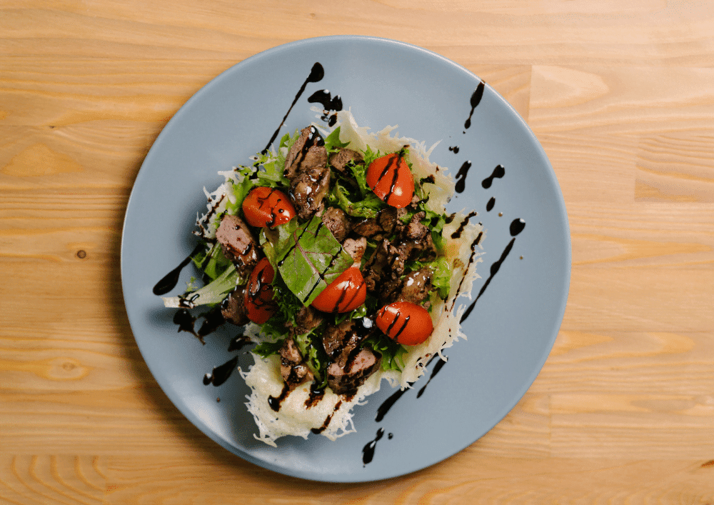 . Ensalada con aceto balsamico