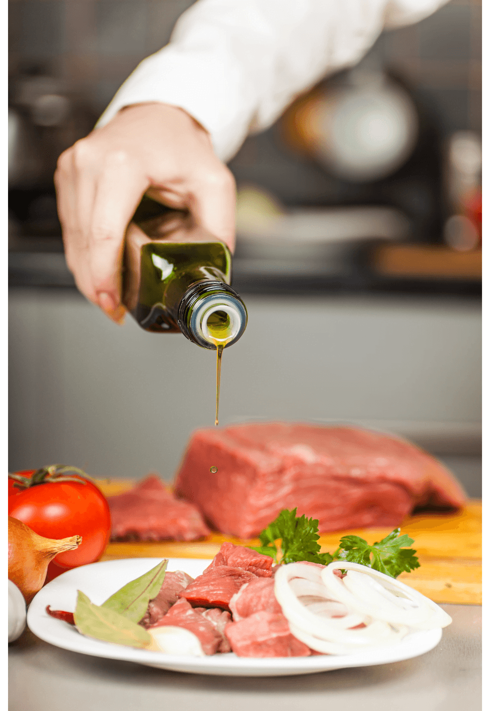 . ensalada con Aceite de Oliva Estancias Los Lagos